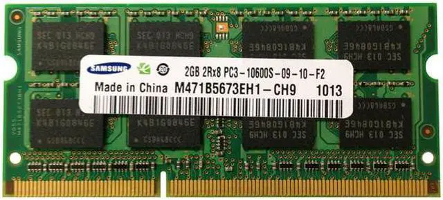 Alt view image 5 of 5 - Samsung M471B5673EH1-CH9 Memory Module - 2 GB DDR3 - PC-10600 - 204-Pin SODIMM - CL9 - Non-ECC