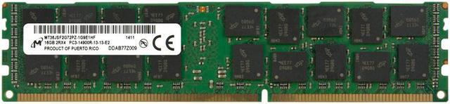 Alt view image 4 of 4 - MICRON Mt36Jsf2G72Pz-1G9E1    16Gb (1X16Gb) Pc314900R 1866Mhz Ddr3 Sdram   2Rx4 240Pin Ecc Registered Memory Module For Poweredge And Precision Systems
