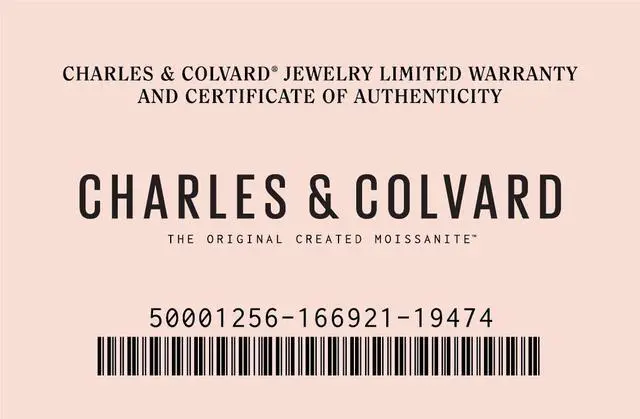 Alt view image 6 of 9 - 14K White Gold Moissanite by Charles & Colvard 6mm Cushion Engagement Ring-size 5 1.40cttw DEW