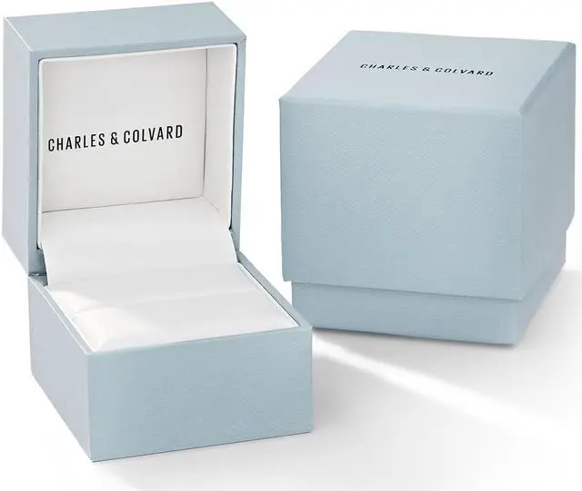 Alt view image 8 of 14 - 14K White Gold Moissanite by Charles & Colvard 9.5mm Round Engagement Ring-size 8 3.10ct DEW