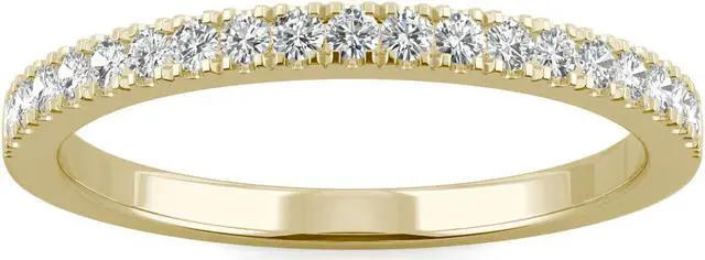 Main image of 14K Yellow Gold Moissanite by Charles & Colvard 1.5mm Round Wedding Band-size 6 0.29cttw DEW