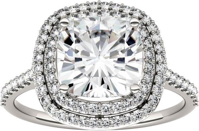 Charles and colvard hot sale cushion cut