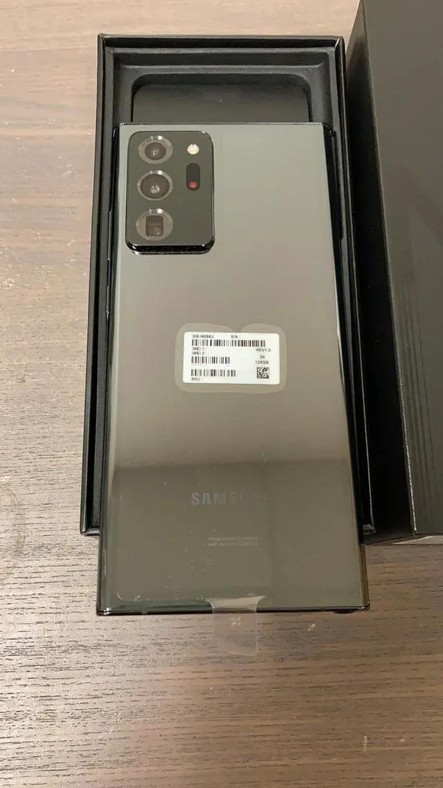 Alt view image 7 of 13 - SAMSUNG GALAXY NOTE 20 ULTRA 5G 128GB SM-N986U AT&T MYSTIC BLACK