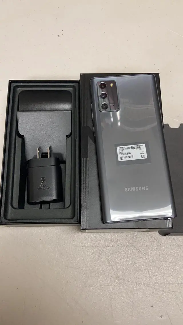 Alt view image 6 of 10 - SAMSUNG GALAXY NOTE 20 5G 128GB VERIZON SMN981UZAV MYSTIC GRAY
