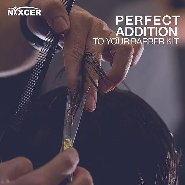 Alt view image 4 of 4 - Nixcer Hair Cutting Scissors Sharp Convex Edge Blade Hair Shears Series 6.5" With Fine Adjustment Stainless Steel Hair Scissors Professional For Men Women & Babies