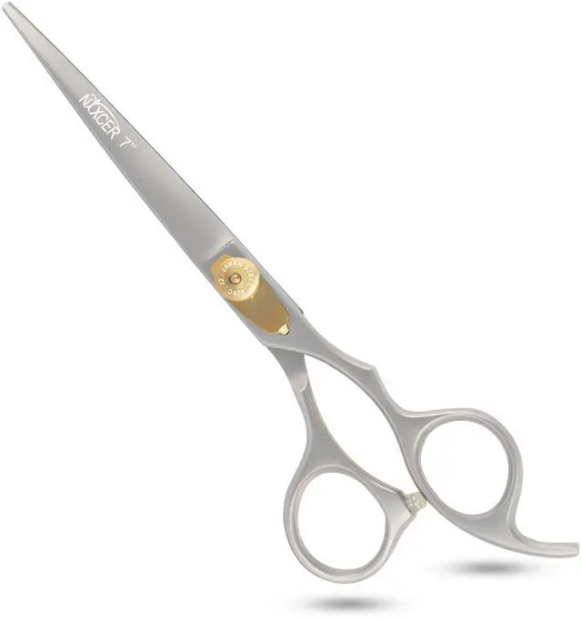 Main image of Nixcer Hair Cutting Scissors -Sharp Razor Edge Blade Hair Shears Series 7" With Fine Adjustment Stainless Steel Hair Scissors Professional For Men Women Pets Sand