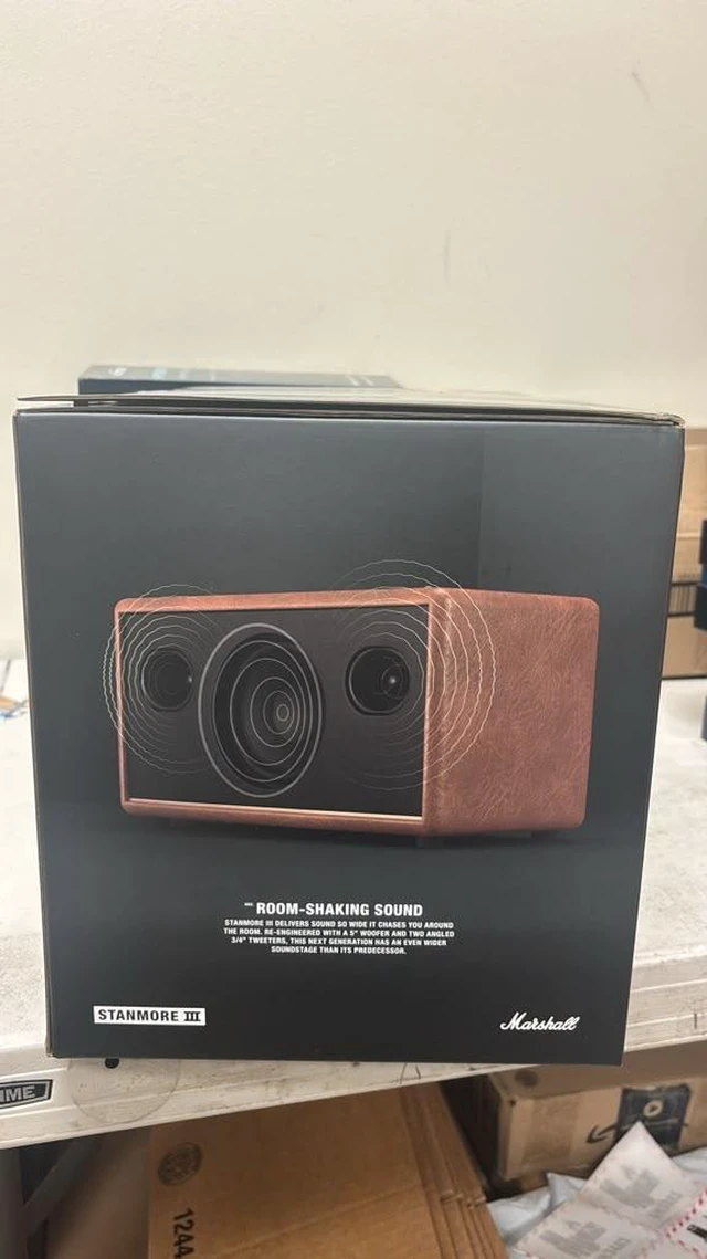 Alt view image 5 of 7 - MARSHALL STANMORE III HOME BLUETOOTH SPEAKER 1006083 BROWN