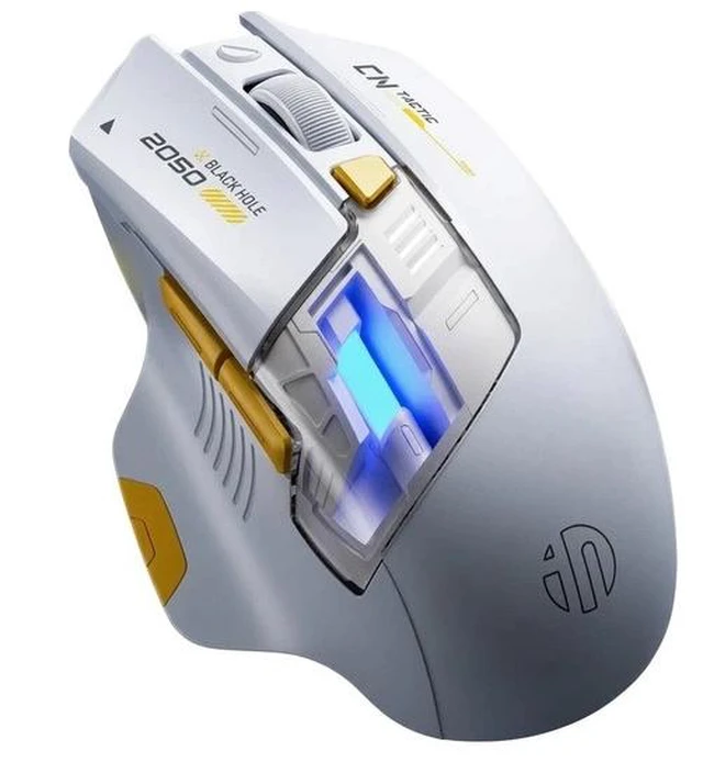 Main image of INPHIC A9 V2 Explorer Wireless Gaming Mouse, 12800 DPI Silent Mouse White