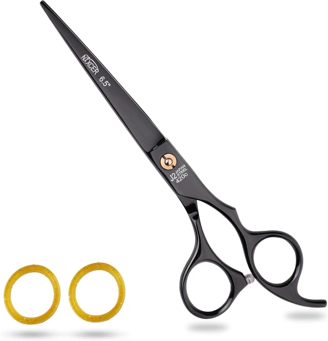 Alt view image 6 of 6 - NIXCER PROFESSIONAL SERIES RAZOR EDGE KEY SCREW HAIR CUTTING SCISSOR 6.5" BLACK