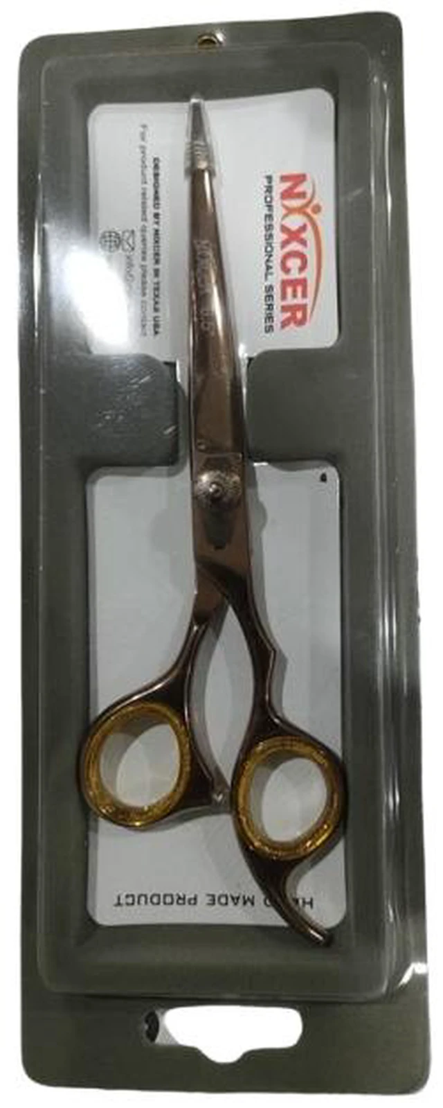 Main image of NIXCER PROFESSIONAL SERIES RAZOR EDGE HAIR CUTTING SCISSOR 6.5" ROSE GOLD