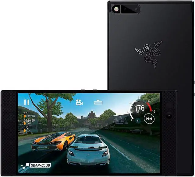 Alt view image 4 of 8 - Razer Phone - Unlocked, 120 Hz Ultra Motion Display, Dual Camera, Dual Front-Facing Speakers, Gaming Phone (5.7" Black, 64GB, 8GB RAM)