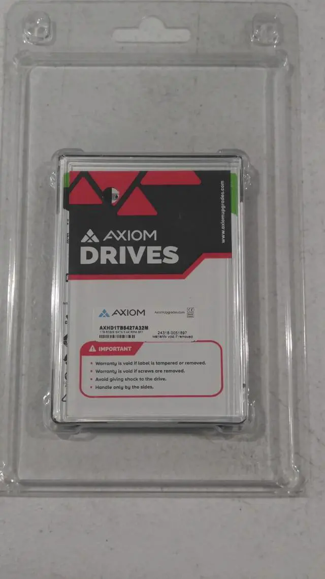 Alt view image 2 of 5 - Axiom AXHD1TB5427A32M 1Tb 6Gb/S Sata 5.4K Rpm Sff 2.5-Inch Notebook Bare Drive 128Mb Cache 7Mm