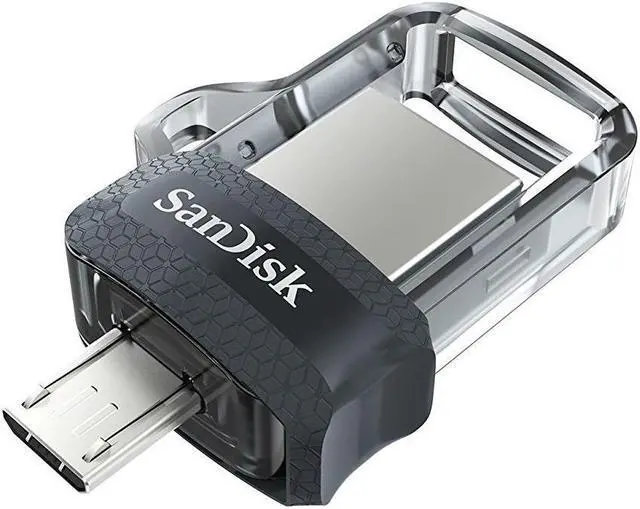 Alt view image 2 of 5 - SanDisk Ultra Dual Drive M3.0 OTG Micro USB Flash Drive for Android SDDD3