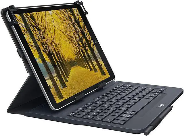 Main image of Logitech Universal Folio with Integrated Bluetooth 3.0 Keyboard for 9-10" Apple, Android, Windows Tablets (920-008334)