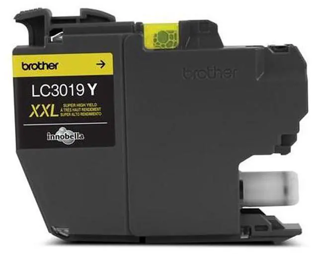 Alt view image 2 of 4 - Brother LC3019 Yellow Ink Cartridge, Super High Yield, LC3019YS