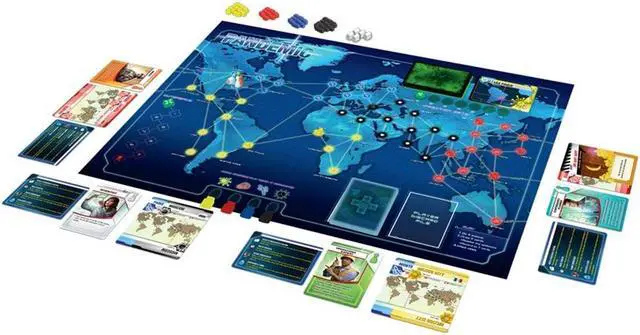 Alt view image 6 of 9 - Pandemic Board Game - Can You Save Humanity