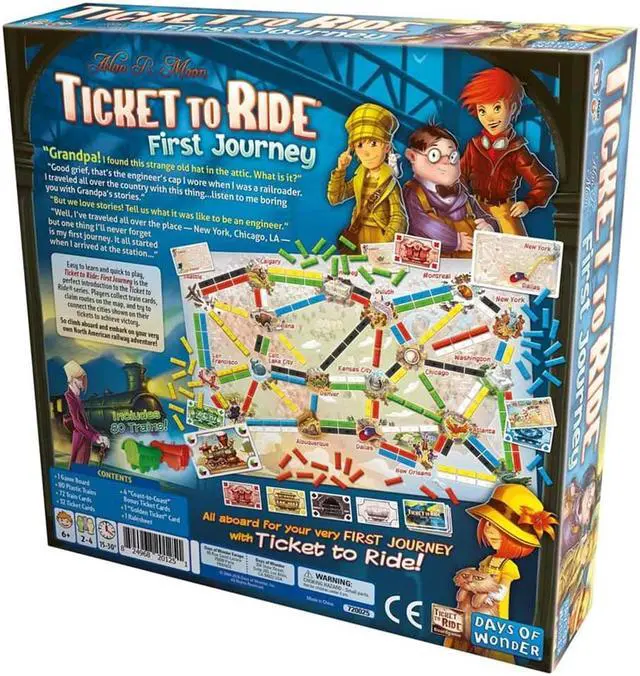 Alt view image 5 of 12 - Ticket to Ride - First Journey