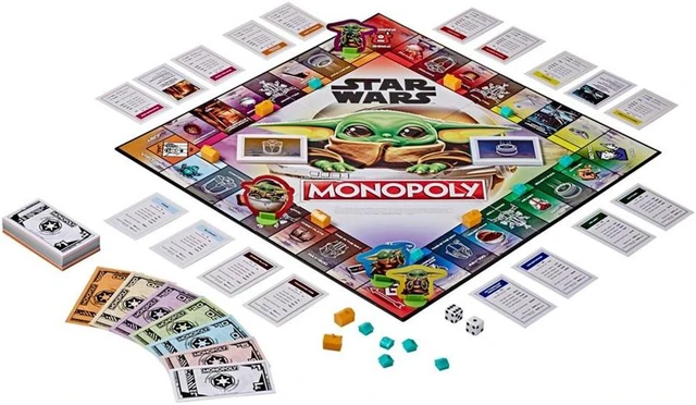 Alt view image 2 of 3 - Monopoly Star Wars The Child Baby Yoda Property Trading Game Board Game Hasbro F2013