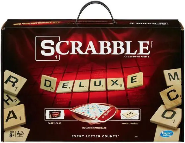 Alt view image 4 of 8 - Scrabble Deluxe Crossword Game