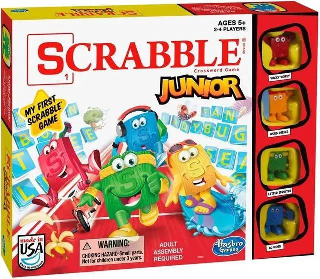 Alt view image 20 of 20 - Scrabble Junior Game, More Games by Hasbro