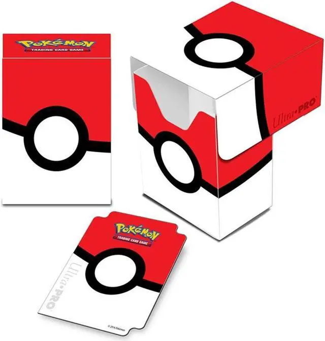Alt view image 6 of 7 - DB PKM Pokeball High Quality Deck Box 80 Cards Protector Ultra Pro
