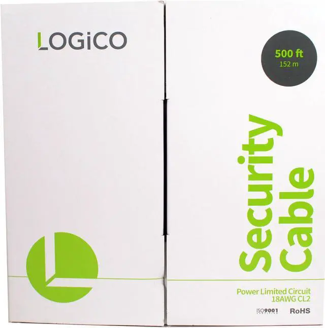 Alt view image 3 of 4 - 500ft 18/2 Shielded CCA Security Alarm Control Wire Stranded PVC Jacket White