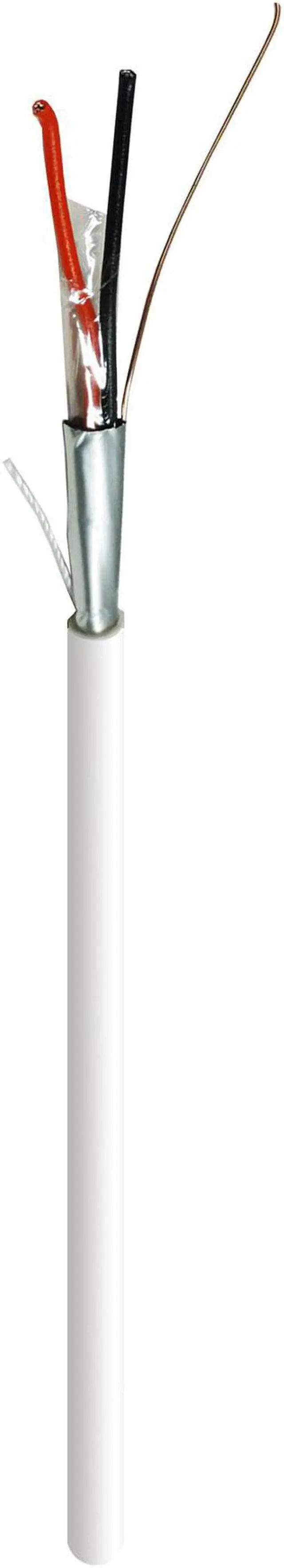 Alt view image 4 of 4 - 500ft 18/2 Shielded CCA Security Alarm Control Wire Stranded PVC Jacket White