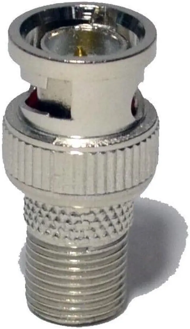 Alt view image 4 of 4 - 50 pack BNC Male to F Female Connector Adapter for Coaxial Cable CCTV