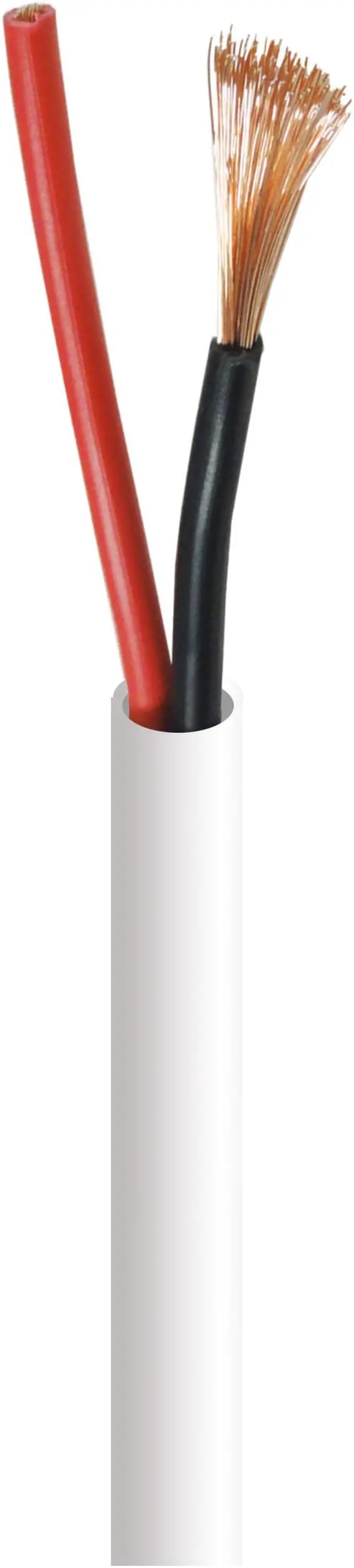 Alt view image 3 of 9 - In Wall Audio Speaker Cable Wire 16/2 Gauge/AWG OFC Pure Copper 500ft White