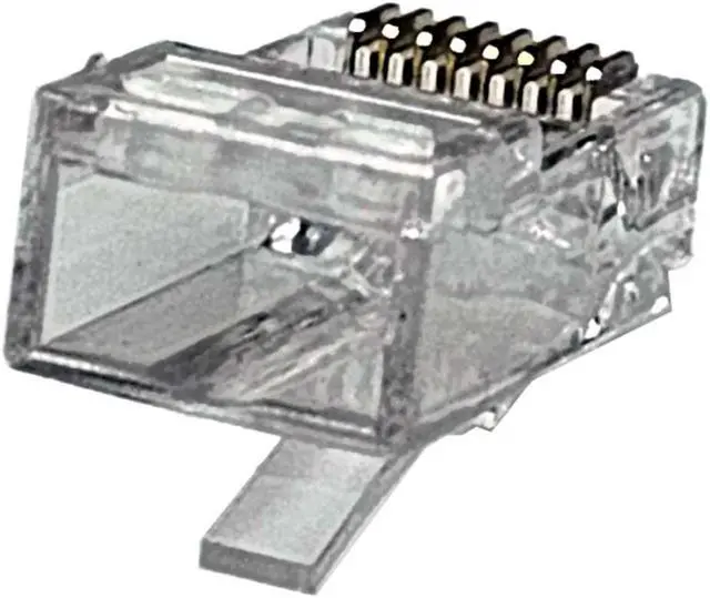 Alt view image 2 of 6 - CAT6/CAT6A Extra Large RJ45 8P8C Pass Through Modular Plug Unshielded connector, 100pcs