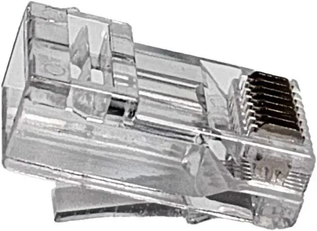 Alt view image 3 of 6 - CAT6/CAT6A RJ45 8P8C Pass Through Modular Plug Unshielded connector, 100pcs