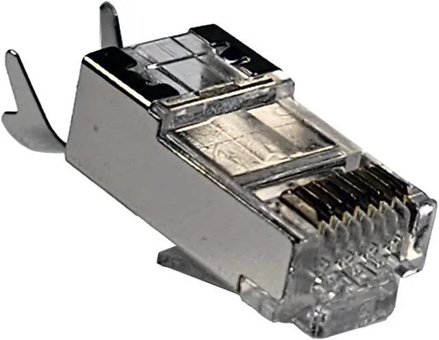 Alt view image 2 of 7 - CAT6/CAT6A Extra Large RJ45 8P8C Pass Through Modular Plug Shielded connector, 100pcs