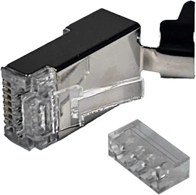 Alt view image 5 of 7 - CAT6/CAT6A Extra Large RJ45 8P8C Pass Through Modular Plug Shielded connector, 100pcs