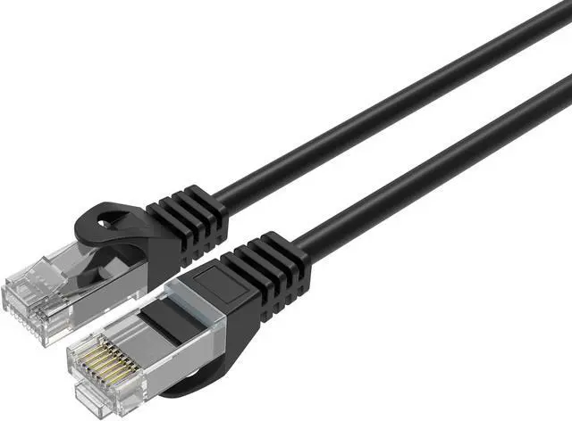 Alt view image 5 of 6 - CAT6 Slim Ethernet Patch Cable 28AWG 7 ft. Black 50 Pack