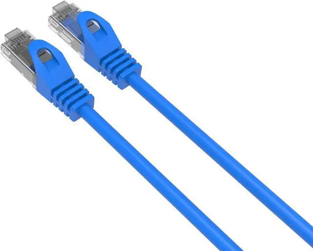 Alt view image 6 of 6 - CAT6 Slim Ethernet Patch Cable 28 AWG 7 ft. Blue 10 Packs
