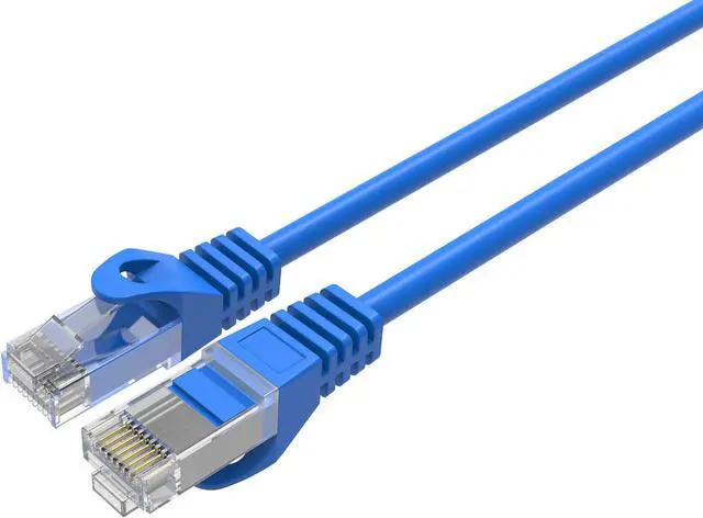 Alt view image 5 of 6 - CAT6 Slim Ethernet Patch Cable 28 AWG 7 ft. Blue 10 Packs