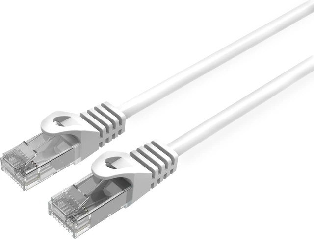 Alt view image 2 of 6 - CAT6 Slim Ethernet Patch Cable 28 AWG 7 ft. White 50 Packs