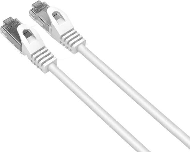 Alt view image 6 of 6 - CAT6 Slim Ethernet Patch Cable 28 AWG 7 ft. White 50 Packs