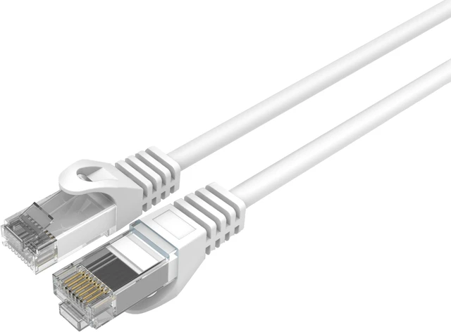Alt view image 5 of 6 - CAT6 Slim Ethernet Patch Cable 28 AWG 7 ft. White 50 Packs