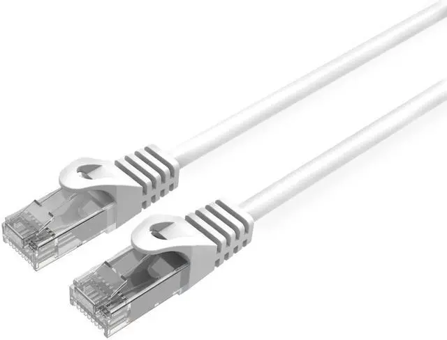 Alt view image 2 of 6 - CAT6 Slim Ethernet Patch Cable 28 AWG 10 ft. White 5 Packs