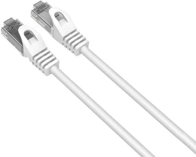 Alt view image 6 of 6 - CAT6 Slim Ethernet Patch Cable 28 AWG 10 ft. White 5 Packs