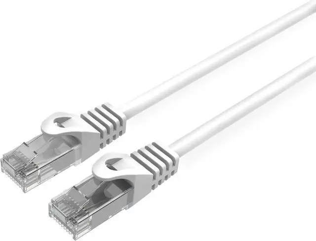 Alt view image 2 of 6 - CAT6 Slim Ethernet Patch Cable 28AWG 15 ft. White