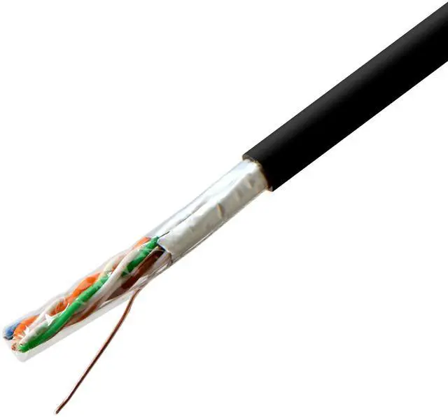 Alt view image 4 of 6 - Cat5e STP/FTP Outdoor Shielded Ethernet Network UV Direct Burial 1000ft Cable