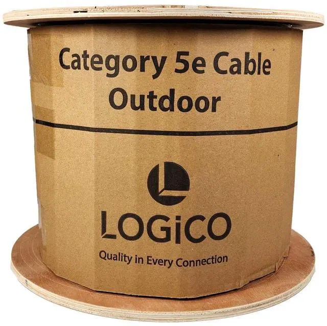 Alt view image 6 of 6 - Cat5e STP/FTP Outdoor Shielded Ethernet Network UV Direct Burial 1000ft Cable