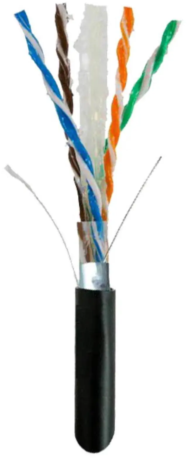 Alt view image 2 of 4 - Cat6 Shielded Ethernet Cable Gel Filled Bare Copper Direct Burial 550Mhz 1000ft 23AWG