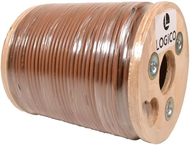 Alt view image 2 of 3 - 18/6 Thermostat Wire HVAC Bare Copper Cable CMR/Riser-Rated Power Circuit 500ft Brown