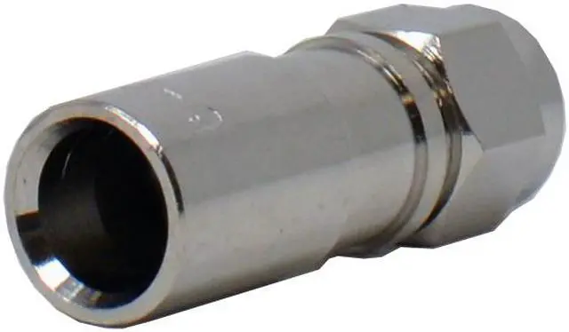 Alt view image 2 of 4 - 10pcs RG6 Quad Shield Coaxial F-Type Compression Connector