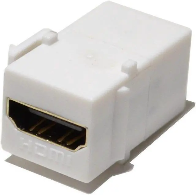 Main image of HDMI Keystone Insert Jack Female to Female Adapter Coupler White