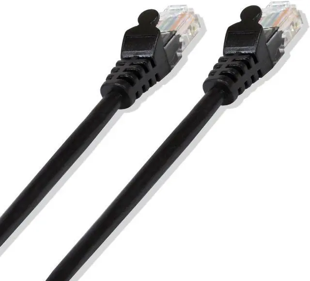 Alt view image 2 of 3 - Black 15-feet premium Cat6 Patch LAN Ethernet Network Cable (10 Pack)