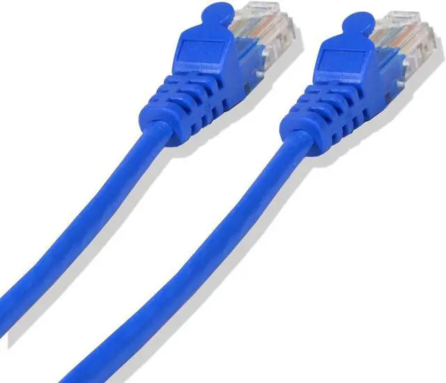 Alt view image 2 of 3 - 15ft Cat6 Cable Ethernet Lan Network RJ45 Patch Cord Internet Blue (50 Pack)